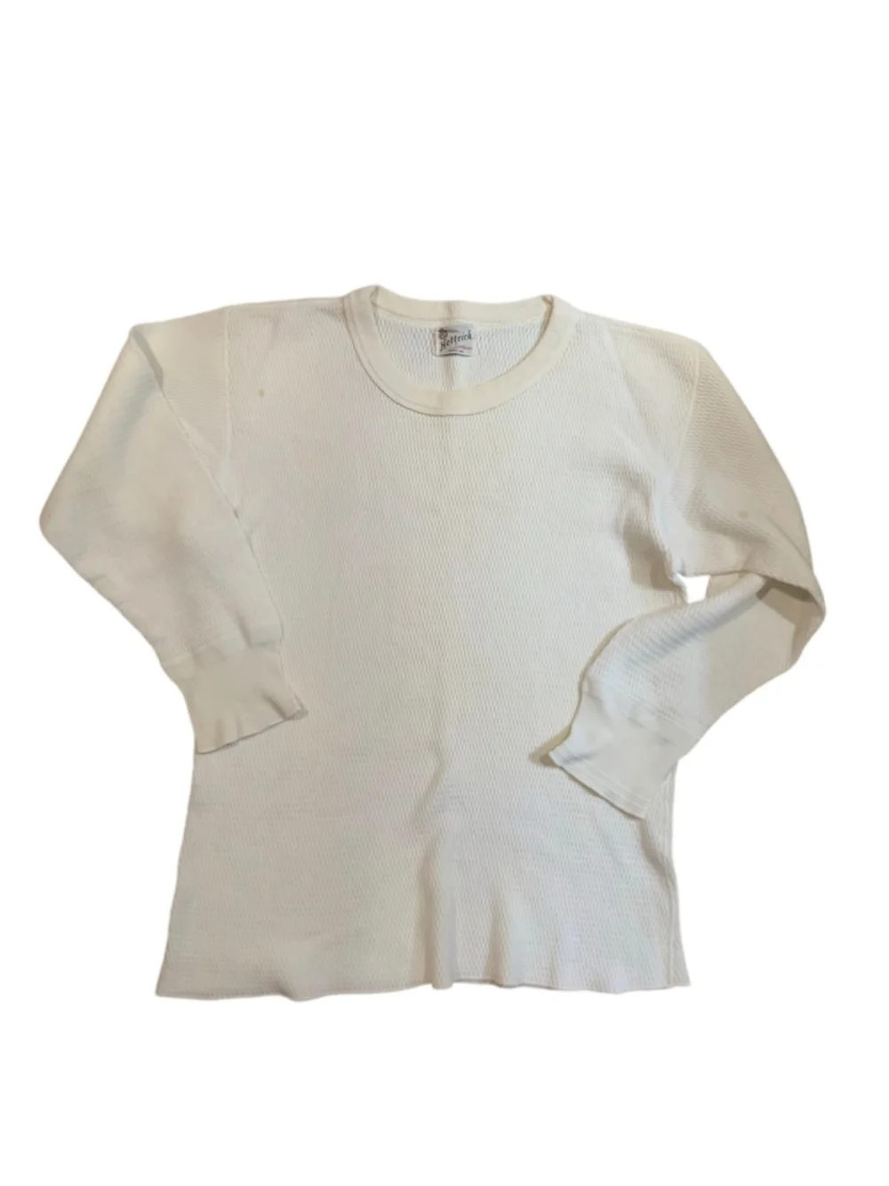Vtg 60’s Men's Hettrick Sportswear Thermal Undershirt Size L White